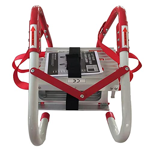 Adults Kids Rope Fire Escape Ladder,Window Ladder Fire Escape,2-4 Story Homes Safety Emergency Ladders,Weather Resistant Compact Portable External Ladder (Size : 10M (393.70 Zoll)) #TOP1
