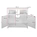 EUGAD Armario Bajo Lavabo Mueble para Debajo de Lavabo Mueble Lavabo de...