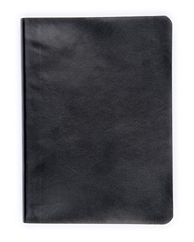 Miquelrius Soft Bound Journal, (6 x 8, Lined 100 SHEETS/200 PAGES) (Black)