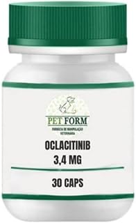 Oclacitinib 3,4 Mg Pote 30 Mini Cápsulas Uso Veterinário