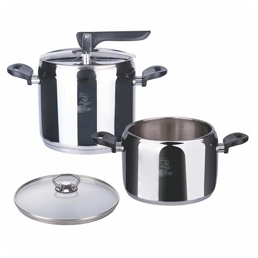 Set 2 pentole a pressione 5 L +7 L, SìChef