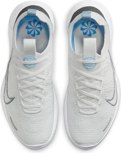Nike Free RN NN Women's Road Running Shoes (DX6482-007, Platinum Tint/Light Armory Blue/White/Iron Grey) Size 6.52