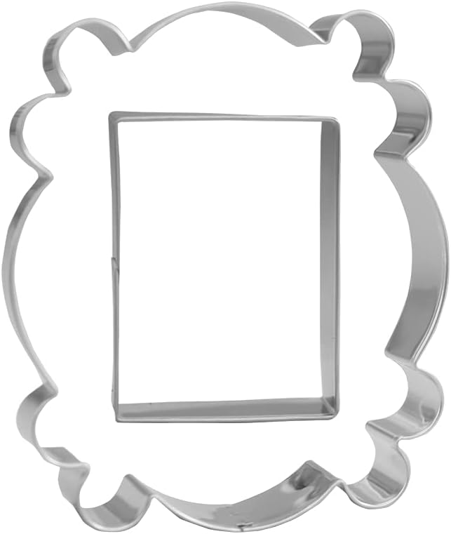 Door Frame Cookie Cutter Set - 2 Piece - 4.5” Door Frame, 2.7” Rectangle - Stainless Steel