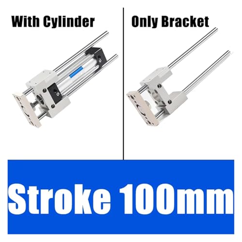 Support de guidage cylindre SC40 pour éliminer la flexion mécanique 100mm - 3