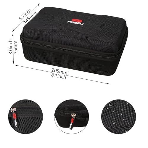 Image of FBLFOBELI Hard Case for MugEasy /Daxiongmao /DEPSTECH /Telsong Borescopes | Hard EVA Shell for TGJOR /SKYBASIC /Lightswim /COOVIE Borescope Inspection Camera, Fits 4.3'' Screen, Waterproof, Black