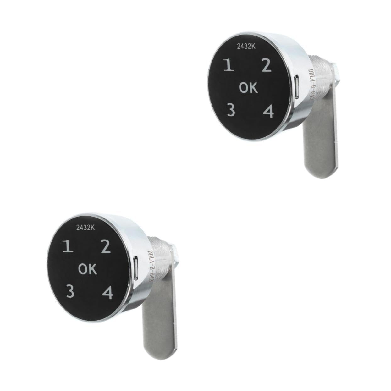 NUOBESTY 2 Pièces Serrure Électronique à Code Tactile pour Armoire Boîte Aux Lettres Verrou pour Classeurs pour Usage