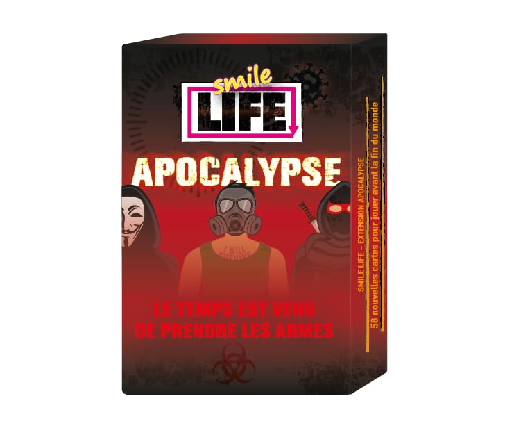Blackrock Games Smile Life Extension Apocalypse - Jeu de Cartes et d'ambiance - 12 Ans et Plus - nécessite Le Jeu Smile Life pour être jouée