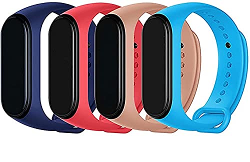 Adlynlife Band Strap Compatible with Mi Band 3 / Mi Band 4 Fitness Band