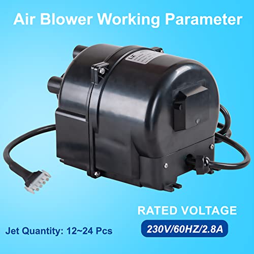 Image of SPA Air Blower, 220-240V Hot Tub SPA Air Blower, 1 /2 HP Input Power (Model: APR400-V1)