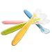 Cuchara Silicona Bebe, ZoneYan Cucharas de Alimentación para Bebés, Cuchara Bebe Aprendizaje,...