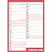 Carousel Worldwide, Red & Black Monthly Engagement Portrait 2026 A4 Wall Calendar
