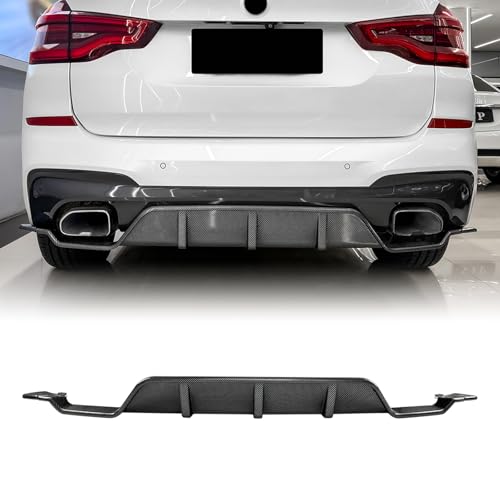 Diffuseur de pare-chocs arrière BMW X3 G01 M Sport (2018-2021) en noir brillant
