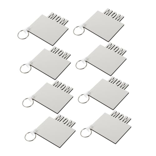 Porte-clés à transfert thermique bois COHEALI accessoires DIY personnalisables loisirs créatifs