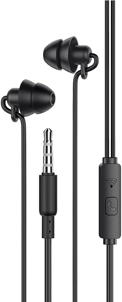 HOCO M81 Imperceptible Universal Sleeping Earphones with 3.5mm jack and in-line remote