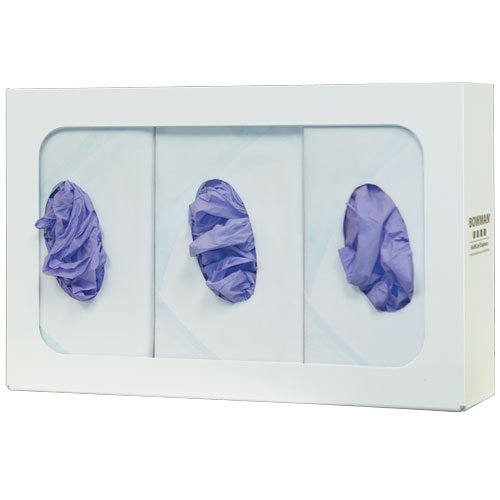 BOWMAN - Glove Box Dispenser - Triple 15.81"W x 10.03"H x 3.81"D