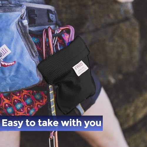 Image of Frio Extra Large Insulin Cooler Travel Case Black | 45+ Hours Insulin Cooling, No Icepacks Needed | Holds 8 Insulin Pens or Vials | Diabetes Travel Case, UK Made, Portable Daily Insulin Storage