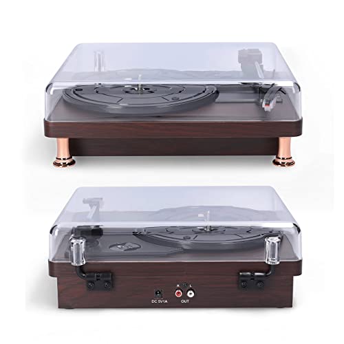 ZXCVB Tourne-Disque Vinyle rétro, Gramophone avec Cache Anti-poussière, Tourne-Disque Maison Vintage - Les Beatles, Paul McCartney, John Lennon, RIngo Starr, George Harrison ZXCVB Tourne-Disque Vinyle rétro, Gramophone avec Cache Anti-poussière, Tourne-Disque Maison Vintage – Image 4