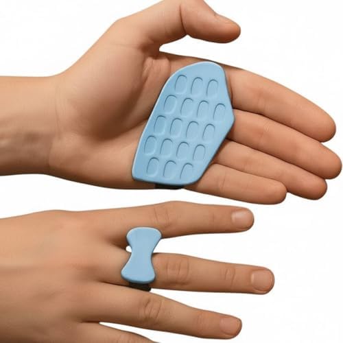 Ergonomik Fitness El Koruyucu, Avuç İçi Koruma Dambıl Fitness Ağırlık Kavrama Pedi Kondisyon, Barfiks, Buz Mavisi Kaymaz Yüzeyli, Halter Ağırlık Çalışmaları için, Spor Ekipmanı El Sağlık Pedi - Görsel 1