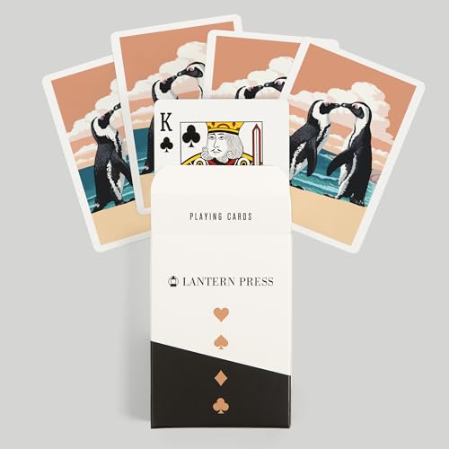 Baraja de Poker Black-Footed Penguins Kissing 52 Cartas miniatura 6
