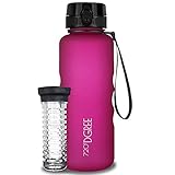 ✔ TRINKE ENDLICH GENUG & FÜHL DICH BESSER - Du willst deine besondere 720°DGREE Trinkflasche IMMER bei dir haben, da die innovative anti-gluck Trinköffnung deinen Durst super schnell stillt. Verfeinere deine Getränke zusätzlich mit erfrischenden Früchten oder Eiswürfeln - dank dem EXTRA FRUCHTEINSATZ-FRÜCHTEBEHÄLTER und der großen Öffnung (Ø 5,5cm). Hergestellt aus federleichtem & langlebigem Tritan Copolyester - Natürlich frei von BPA, BPS & Phthalaten - 100% PURER Geschmack.