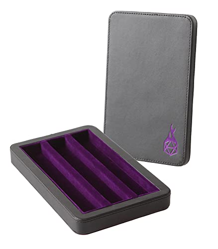 Caja de dados morada Forged Dice y bandeja de tres filas Reliquary 2