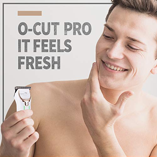 Ritter Hair & Beauty Care Professional Mini Hair Trimmer, Balding Clippers, Travel Trimmer, 0Mm 1.6" Blade, Powerful 7Watt 2-Speeds, Li-Ion, Work Corded & Cordless, 4 Hours Run Time (White) #TOP5