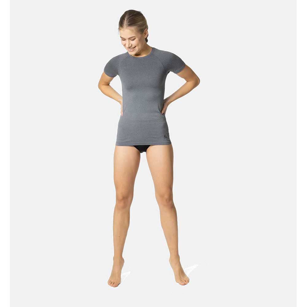Odlo Donna Maglietta Intima Tecnica a Maniche Corte Performance Light