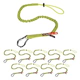 Squids 3100 Tool Lanyard with Single Carabiner and Adjustable Loop End, Standard Length