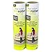 Smart Design Floor Lint Roller Refill - Easy-Peel Angled Sheet Technology - Includes 50 Adhesive Sheets - for Cleaning, Clothing, Pet Hair [2 Pack] (100 Sheets Total)