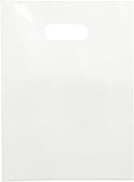 Vista 32 de 100 bolsas moradas de mercancía para pequeñas empresas, boutique y ventas al por menor, de 1.5 mil, 9 x 12 pulgadas, de plástico, gruesas