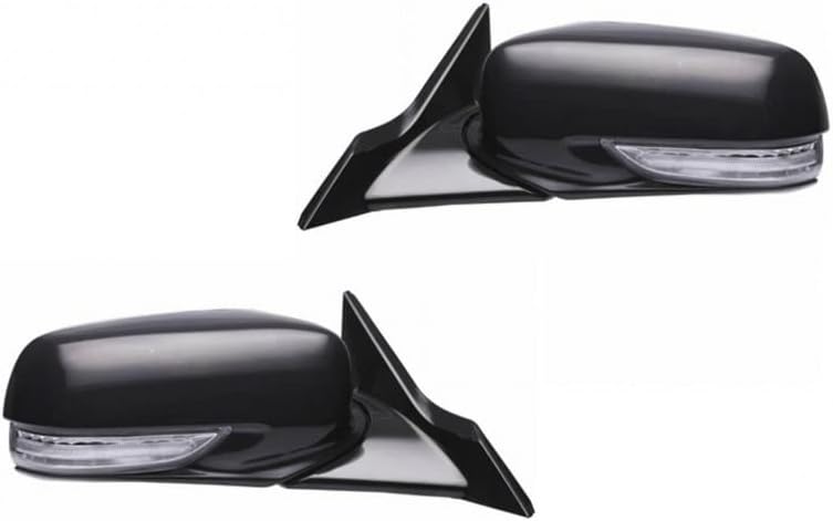 For Acura TL 2009-2014 Door Mirror Driver and Passenger Side | Pair | Outer | Rear View | Power | Heated | w/Memory | w/Signal | AC1320113, AC1321113 | 76250TK4A01ZD, 76200TK4A01ZD