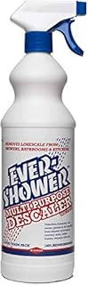 Evershower - 1 Litre Spray Extra Strong Cleaner - Removes Limescale, Rust, Stains, Grease & Dirt - All Round Cleaning Product - Kills 99.99% of Bacteria - Environmentally Safe