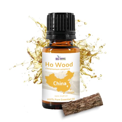 Nature Packaged Ho Wood Essential Oil Direct from Malagassi - Ho Wood Essential Oil for Diffusers, Candle-Making, Soap-Making, Aromatherapy, for Skin and Hair (15 mL)
