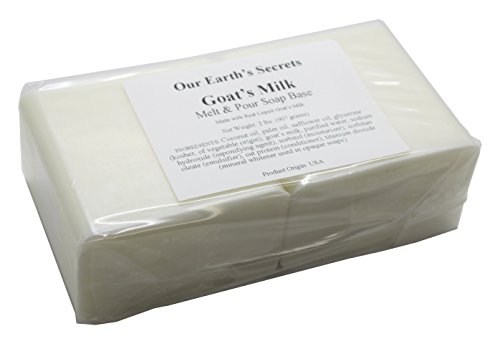 Our Earth's Secrets Goats Milk - 2 Lbs Melt And Pour Soap Base #TOP1