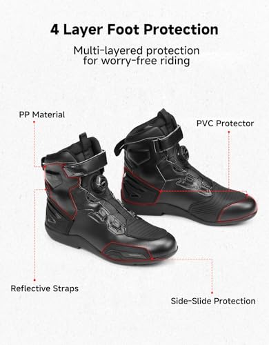 Bottes de moto homme KEMIMOTO idéales pour vos balades d'été et trajets quotidiens - 4