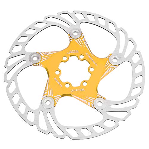 Mountain Disc Brake, Safe Metal Disc Brake, for Riding Accessory (Gold)