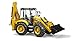 BRUDER - 02454 - Tractopelle JCB 5CX - Jaune