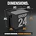NOCO Snap-Top BG24 Battery Box, Group 24 12V Battery Box for Marine, Automotive, RV, Boat, Camper and Travel Trailer Batteries