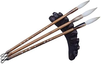 Tianjintang Chinese Handmade Calligraphy Writing Painting Goat Hair Bamboo Sumi Ink Brush (M)