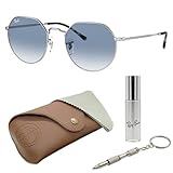 Ray-Ban RB3565 JACK Irregular Shape Sunglasses with Official RAYBAN Eyewear Kit