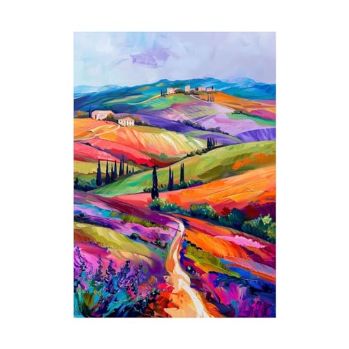 Cuadros pared lienzo paisaje abstracto decoracion salon dormitorio oficina 70x90