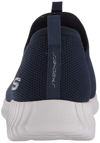 Skechers Elite Flex Wasik Sapatilha Masculino, 41, Azul Escuro