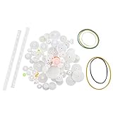 HALJIA 75 Stück von Kunststoff Getriebe Zahnrad Schneckengetriebe Zahnstange Set Plastic Gears Toy für DIY Modelle/Roboter/Getriebe