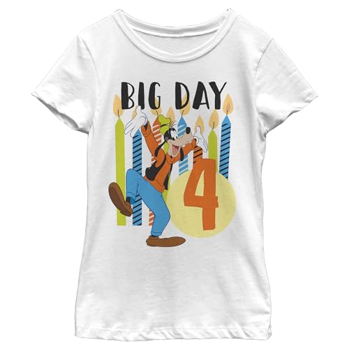 T-shirt Dingo Disney blanc le cadeau d'anniversaire parfait pour fille