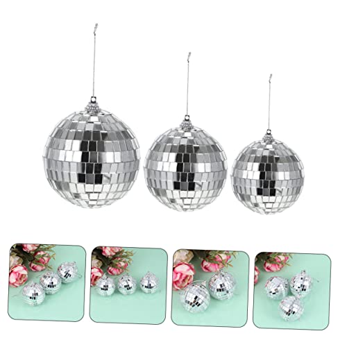 TOYANDONA 6 Peças Bola De Espelhos Bola De Discoteca Decoração Suspensa Bar Bola De Discoteca Decora