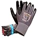 Produktbild Trevendo 12 Paar Arbeitshandschuhe Super Tech Flex Nylon-Strickhandschuhe schwarz/grau Größe 10