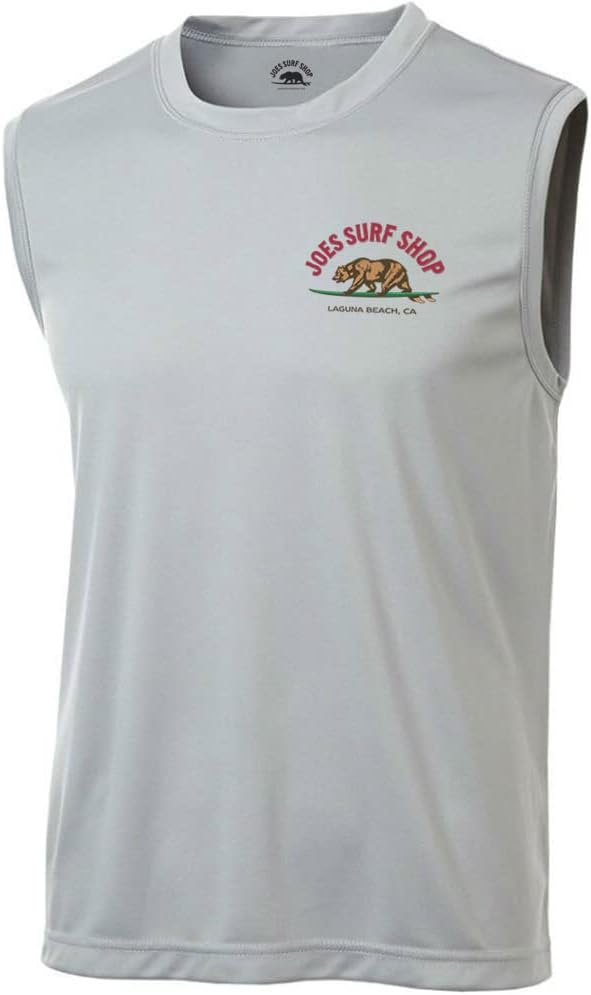 JOES SURF SHOP Men's Graphic Moisture Wicking Sleeveless T-Shirt Collection