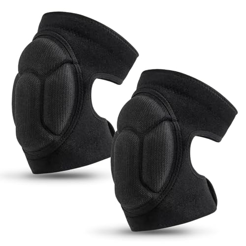 Radhaji enterprise Knee Brace Compression Sleeve for Knee Pain Knee Protectors Cushion with Thick EVA Foam Padding for Men and Women Gardening Knee Pad for Fitness Breathable Volleyball Adjustable Outdoor, 1 pair