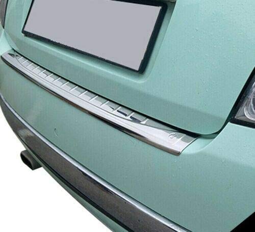 Protezione antigraffio per paraurti posteriore cromato in acciaio inossidabile per Fiat 500 (2007-2015)