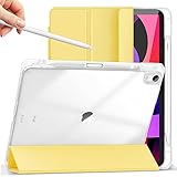 【Compatibilidad】Funda delgado para 10,9 Pulgadas iPad Air 5.ª Generación 2022 (Modelos: A2588/A2589/A2591) y iPad Air 4.ª Generación 2020 (Modelos: A2324/A2072/A2316/A2325). Nota: No compatible con ningún otro dispositivo, parte inferior trasera de tu iPad para encontrar el número de modelo.